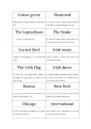English Worksheet: St. Patricks curious facts