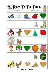 English Worksheet: Colours boardgame