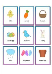 Easter Memory Cards with 27 Images