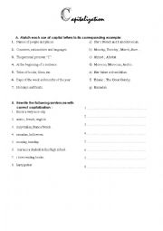 English Worksheet: Punctuation