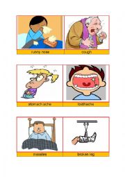 English Worksheet: diseases and symptoms