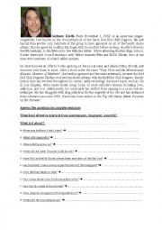 English Worksheet: Biography Red Hot Chilli Peppers