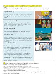 A few amazing facts about the Simpsons