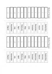 English Worksheet: Months of the year