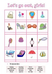 English Worksheet: Womens accessories