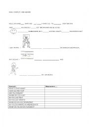 English Worksheet: I love sports