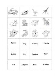 Memory game - Animals