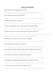 English Worksheet: episode 2 david copperfield questions