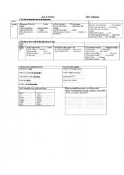 English Worksheet: lets review module 4