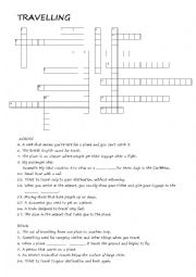 Travelling Crossword