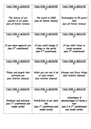 English Worksheet: Talk for a Minute