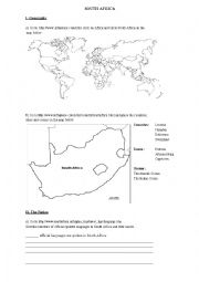 Webquest about South Africa