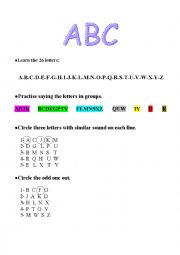 ABC Worksheet