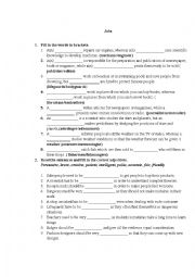 English Worksheet: Jobs