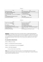 English Worksheet: Present Progressive (Continuous) Hear/Say