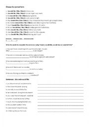 English Worksheet: Use like