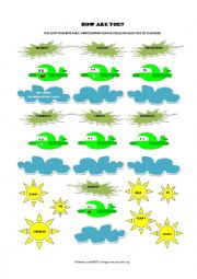 English Worksheet: Days of the week