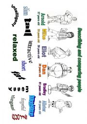 Oral work - describing and comparing people