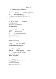 English Worksheet: Wrecking Ball - Past Simple Worksheet