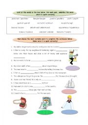 Spelling worksheet