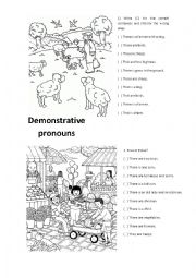 English Worksheet: Demonstrative Pronouns