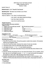 English Worksheet: Sea Animals