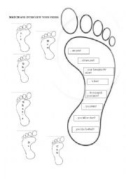 English Worksheet: Foot for thought 1