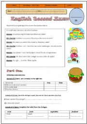 English Worksheet: a reading test