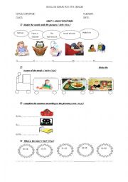 English Worksheet: worksheet for the beginners