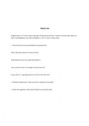 English Worksheet: Dragons Den Worksheet