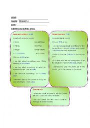 English Worksheet: Grammar PRIMARY 4