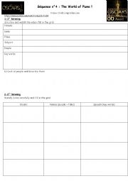 English Worksheet: Oscars ceremony Highlitghts