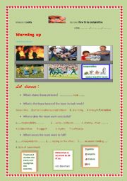 English Worksheet: How to be cooperative: 9th form   module 6 lesson3  