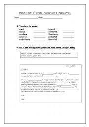 English Worksheet: past simple