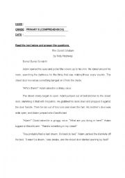 English Worksheet: Comprehension Primary 6