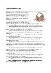 English Worksheet: comprehension