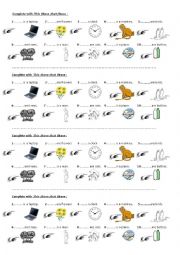 English Worksheet: Demonstrative pronouns