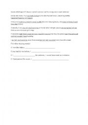 English Worksheet: Decide which type of if clause