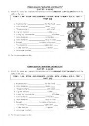 English Worksheet: Movie Lesson 