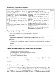 English Worksheet: Third Full Term Test For First Form Pupils