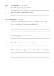 English Worksheet: How To Train Your Dragon part 4 and 5