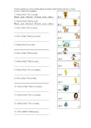 English Worksheet: Plurals