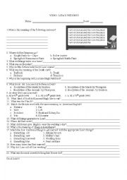 English Worksheet: Lisas wedding