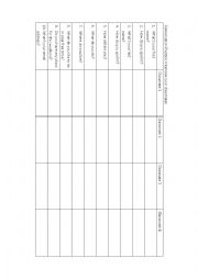 English Worksheet: interview your partner