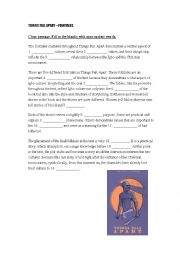 English Worksheet: Things Fall Apart - Folktales Intro