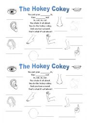 English Worksheet: The Hokey Cokey
