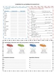 English Worksheet: Comparative and Superlative Adjectives