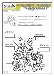 English Worksheet: FAMILY