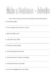 English Worksheet: Adverbs of frecuency