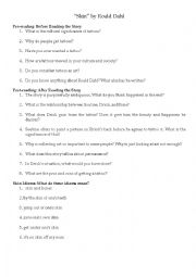 English Worksheet: 